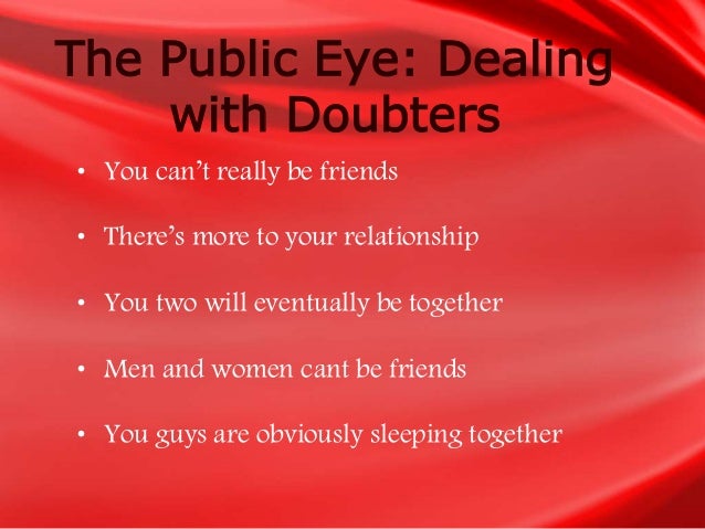 Why men and women cant be friends